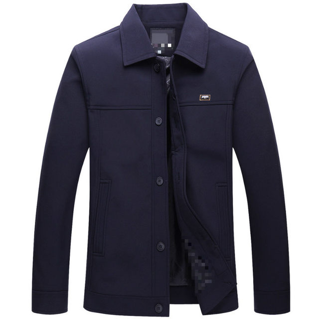 Spring and autumn and winter Middle -aged and elderly jacket jackets Men's elderly spring and autumn men's middle -aged lapel coat daddy
