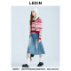 Lecho Elastic Waist Washed Cowboy Long Skirt 25 Spring New Umbrella Skirt C1HFF1215*
