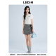 Lecho Spliced ​​Rose A-line Skirt Summer New Irregular Kochi Skirt C1GEF2134