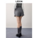 Lecho vintage spliced ​​skirt pants spring and autumn new style grey shorts casual versatile Korean ballet skirt pants women's pants