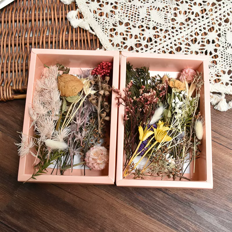 永生花满天星绣球花礼盒花盒头饰结婚韩式新娘饰品