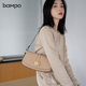 BAMPO/Banpo original design underarms bag counter high -end layer cowhide niche saddle shoulder mesengers women
