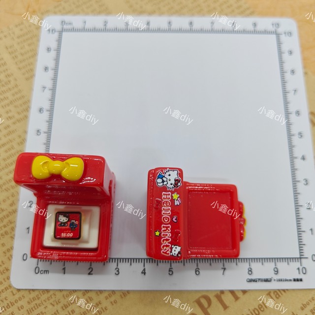 
Customized simulation miniature watch case box children's house play house handmade ornaments DIY resin accessories