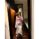 Wann Dreamy Gauze Skirt Embroidered lace fishtail skirt Women's summer 2024 new high-waisted temperament mesh long skirt