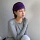 
Solid color elastic sports hairband running and anti-perspiration hairband solid color yoga headband wide version outdoor white hair accessories trend
