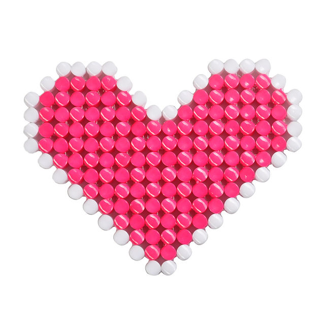 Handmade DIY beaded material bag braided thermal insulation coaster acrylic loose bead ornament home craft accessories
