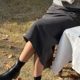 Spring and summer wool warm straight and versatile thick hip-covered one-step skirt long skirt long skirt H-shaped commuting women