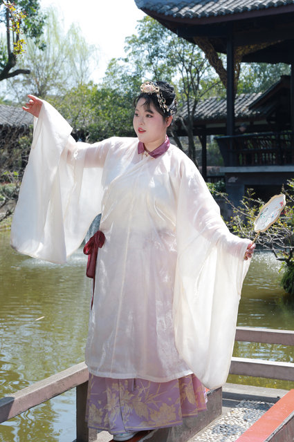 Weixia Qinghara 189 now 49 mind not to shoot <Wingbird> long gown late Ming wind large size Chinese suit
