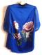 Spring and Autumn Brand Discount Soft and Comfort Thin Royal Blue Mid-Sleeve T-shirt
