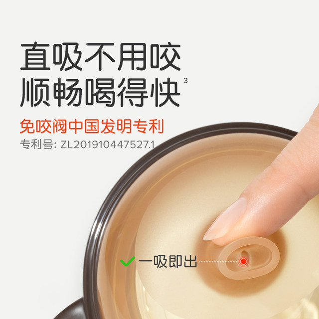 Shixi straw pacifier straw cup/stipe bottle replacement mouth for 12+ months