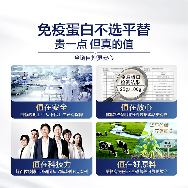 Tomson By-Health's flagship blue can protein powder protein powder gift box to enhance immunity flagship nutritional product for middle-aged and elderly people