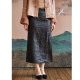 Silk intertwined seawater pattern fragrant cloud yarn skirt women's knee-length skirt mid-length women's versatile Chinese quilted skirt