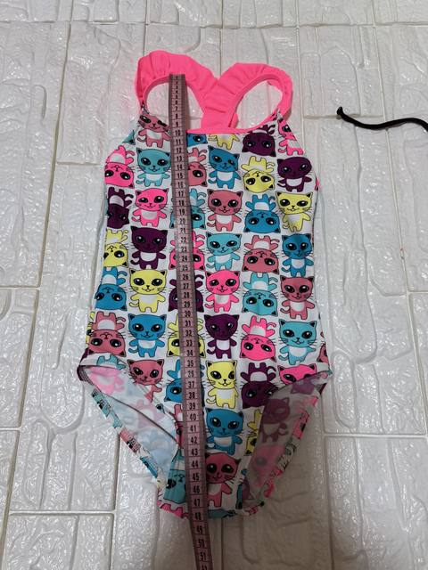 2024 autumn and winter green Chinese painting style girls conjoined triangle swimsuit professional training swimsuit women
