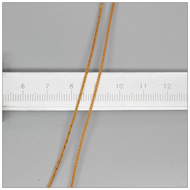0.8mm hand-rubbing cotton thread (added gold) bracelet tassel cotton rope non-elastic fine cotton rope wrapping rope beaded rope