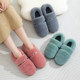 Cotton slippers Female winter 2025 new men's room home confinement wool slippers wear non -slip and warm thick bottom home
