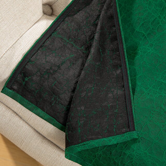 Rare limited silk green crack fragrant cloud yarn retro literary elastic waist straight slit one-step skirt
