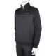 BIEM.L.FDLKK/Biyinlefen soft and crisp houndstooth checked stand collar warm wool shirt in autumn and winter