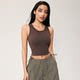 Mitaogirl seamless one-cup sports bra women's tight waist fitness vest professional training yoga wear
