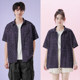Boho Totem Minority Style Large Size Short Sleeve Shirt Men's and Women's Flowers Shirt Settings Without Border