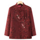 Seniors spring clothes female grandma jacket long sleeve old lady clothes new Chinese style elderly women's spring and autumn top