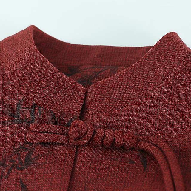 Seniors casual coat female grandma clothes old lady spring and autumn woolen 70-year-old mother spring top new style