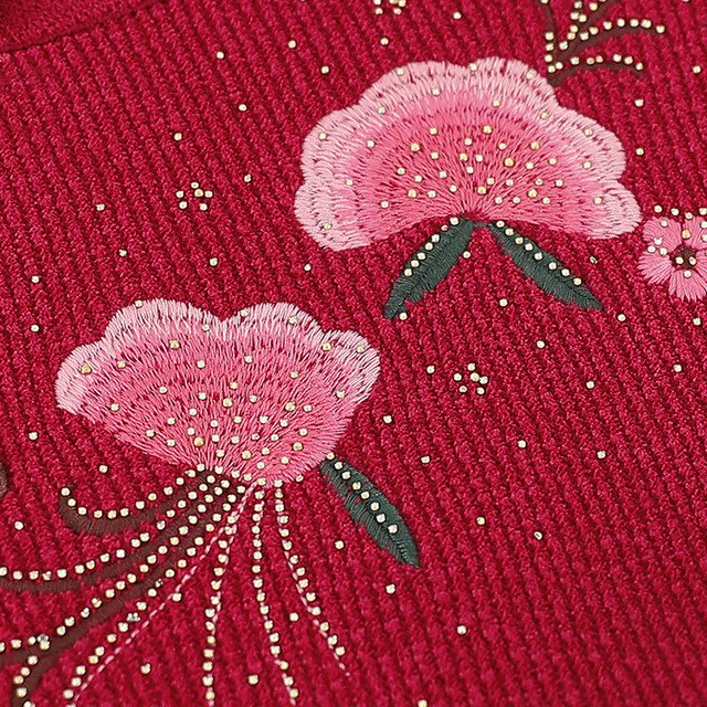 Middle-aged and elderly women's vest autumn and winter grandma sweater warm cardigan old lady horse clip plus velvet mother vest