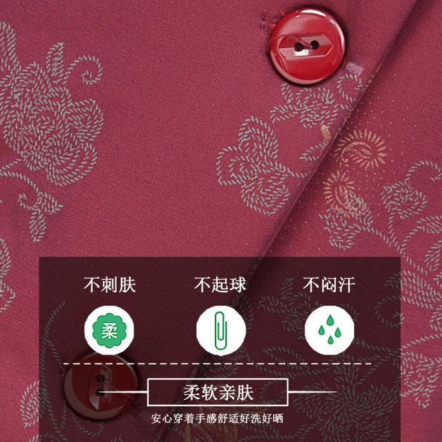 Middle-aged and elderly women's winter clothes plus velvet thickened cotton clothes mother's clothes stand collar warm coat grandma's large-size cotton jacket