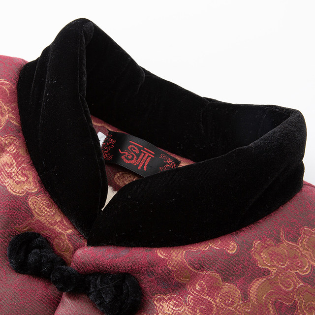 Elderly cotton clothes female mother winter clothes cotton coat coat short grandma cotton jacket fashionable 60-year-old 70-year-old old lady Tang suit
