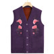 Middle-aged and elderly women's vest autumn and winter grandma sweater warm cardigan old lady horse clip plus velvet mother vest