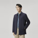 Jinba men's trench coat spring business lapel casual executive mid-length jacket