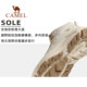 Camel Aerial Sports Shoes for Women 2025 Autumn and Winter New High-top Outdoor Casual Shoes with Fleece Warm and High-Height Enhancement Women's Shoes