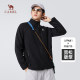 Camel men's clothing 2025 new autumn and winter double-sided fleece anti-static stand collar thickened warm jacket short jacket for men
