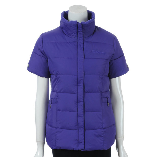Middle-aged women's winter down jackets, half-sleeved jackets, middle-aged and elderly autumn short-sleeved vests, women's mom tops