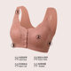 Mom's underwear bra for middle-aged and elderly women's front open-button vest type steel ring-free large-size bra summer thin style
