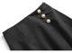 G491 solid color high waist slim slim button hip skirt spring new commuter OL workplace style women's skirt skirt