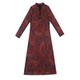 Middle-aged mother's wear spring and autumn cheongsam improved version dress temperament slimming over the knee long skirt age-reducing body-covering bottoming skirt