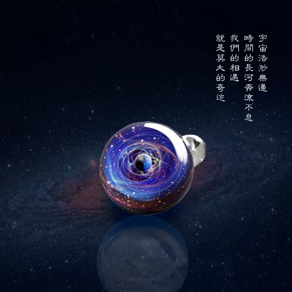 星空球材料包uv滴胶水晶滴胶手链吊坠宇宙球项链套装