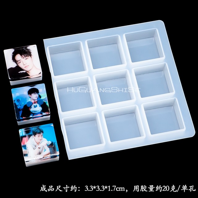 DIY crystal drop mold collection silicone mold handmade material clay specimen bracket cat claw hgss