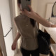 
Believe-Fall New Solid Color Round Collar Pullover Top (Waitstrip) (Including 30 Wool)