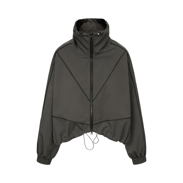 Basic House/Baijiahao Outdoor Sports Style Stand Collar Jacket Women's 2025 Spring American Casual Top