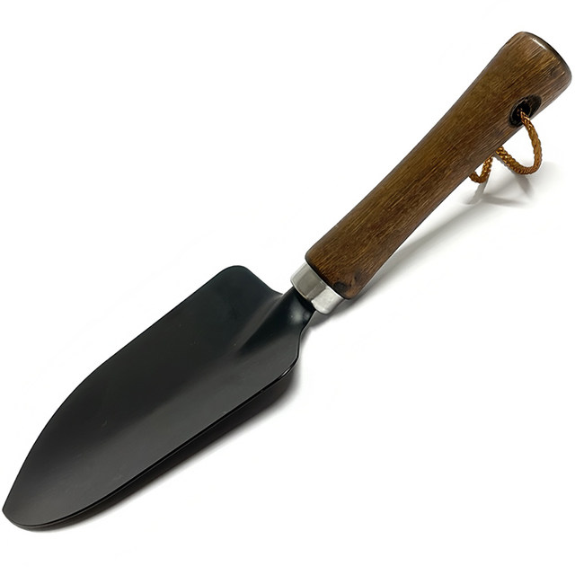 Imported ECHO household wooden handle gardening shovel digging soil planting vegetables and growing flowers small shovel succulent bonsai special tool