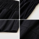
Shuiyunjian black skirt women's 2025 commuting slim A-line umbrella skirt mid-length skirt