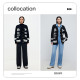 Shuiyunjian black v-neck knitted cardigan jacket for women with layered thick sweaters loose and can be worn outside design sense 2025 spring
