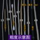 Core-enclosed cotton rope, Wenhua Buddhist bead rope, Xingyue Diamond cotton thread braiding rope, tie rope, ornament rope, bracelet rope