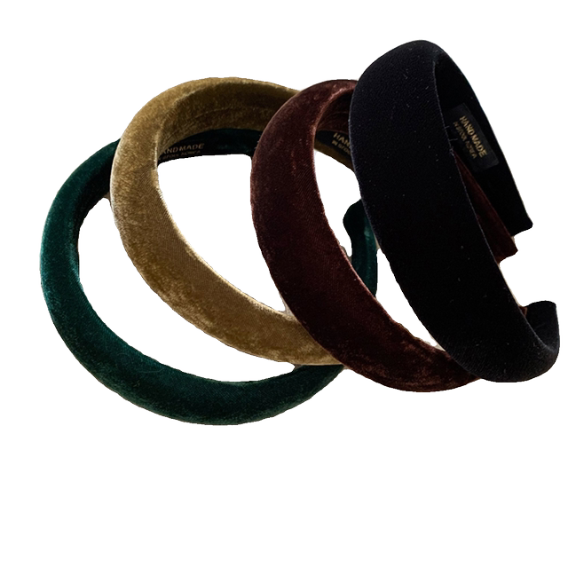 The new color series is super high-end! Higher quality velvet headband imported from South Korea, headband fever, the same style to raise the top of the head