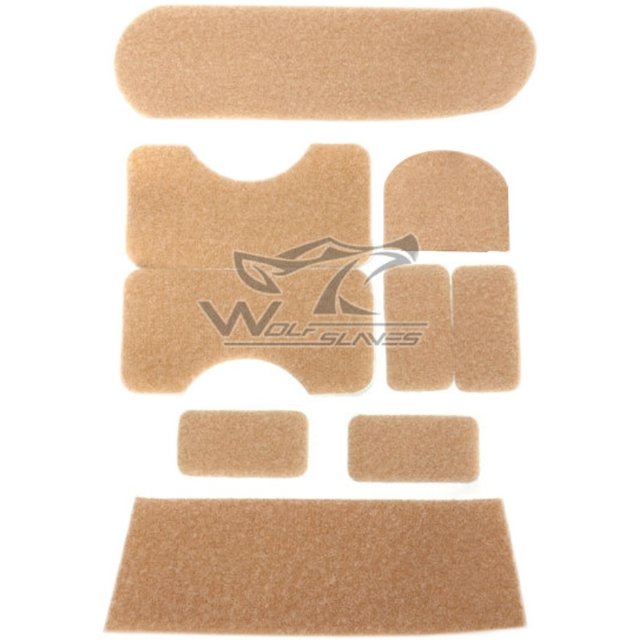 
Mickey helmet Velcro 9 pieces, FAST helmet 5 pieces, helmet rough side Velcro, helmet accessories