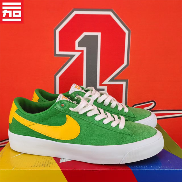 Nike Nike SB Blazer Zoom men's and women's casual air cushion low-top skate shoes DC7695-100-002
