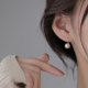 999 sterling silver Shijia pearl earrings for women light luxury high-end 2025 new hot earrings temperament earrings