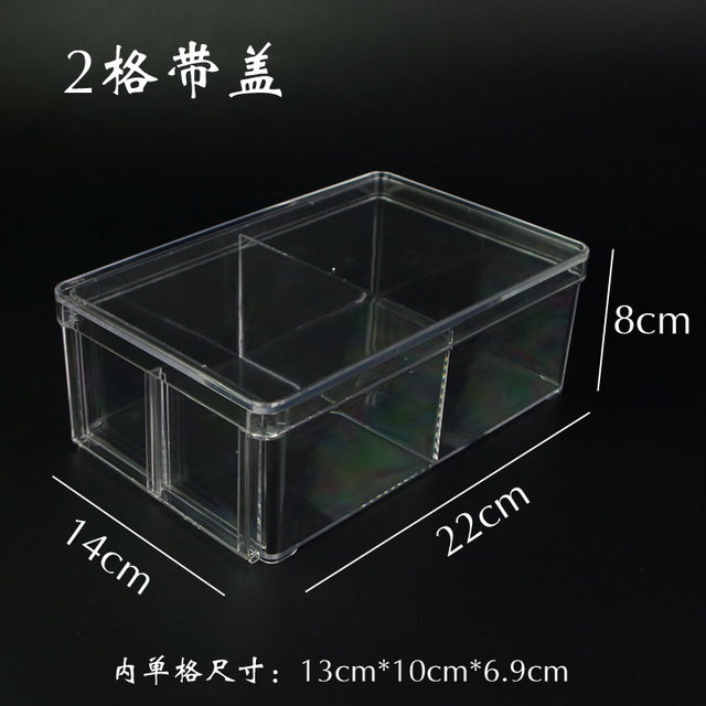 High transparent acrylic 6 grids 12 grids 16 grids 18 grids jewelry Buddhist bead display box Sanzhu cultural relics storage box