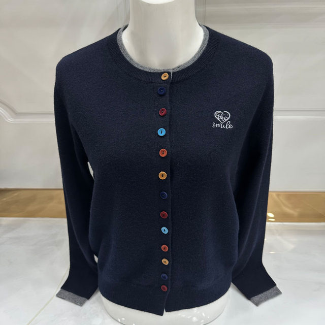 Knitted Cardigan Women's Sweater Jacket Mom Autumn Clothing 2025 New Top Rabbit Emperor Phoenix Light Autumn Cardigan